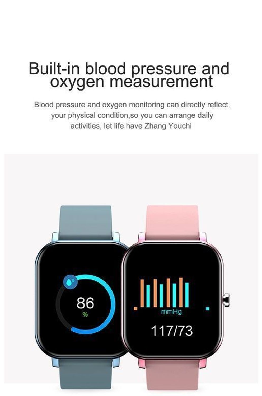 Zegarek Smartwatch damski Hagen SET HD10 różowy z wymiennym paskiem (3).jpg